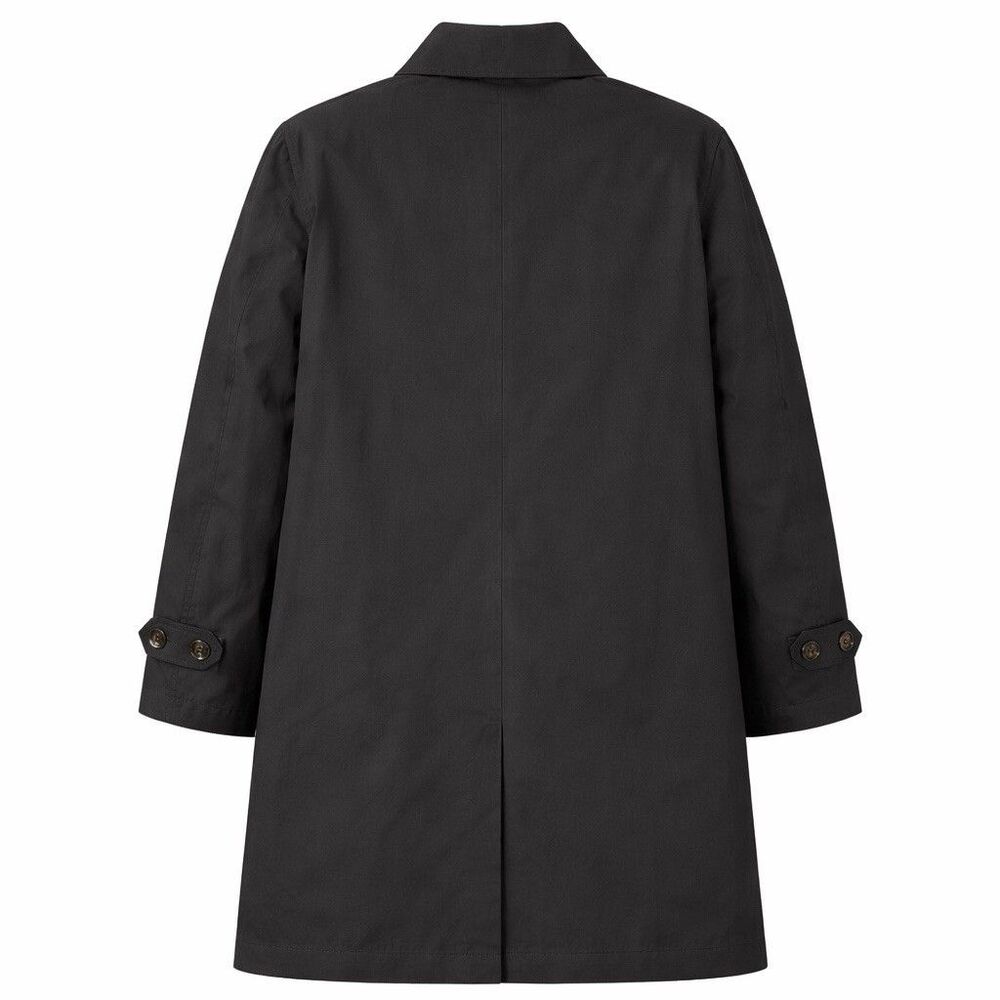 Lauren Ralph Lauren Men’s Black Car Coat Plaid Lined Button Front Jacket 44R - Picture 2 of 16